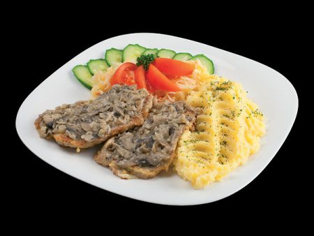 Steak with mushroom sauce XXXL