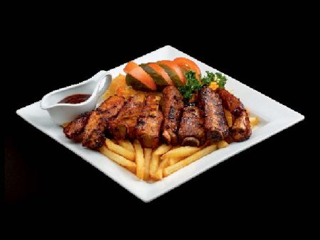 Stewed smoked ribs